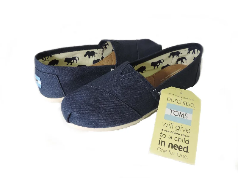 Toms Women's Classic Navy Canvas